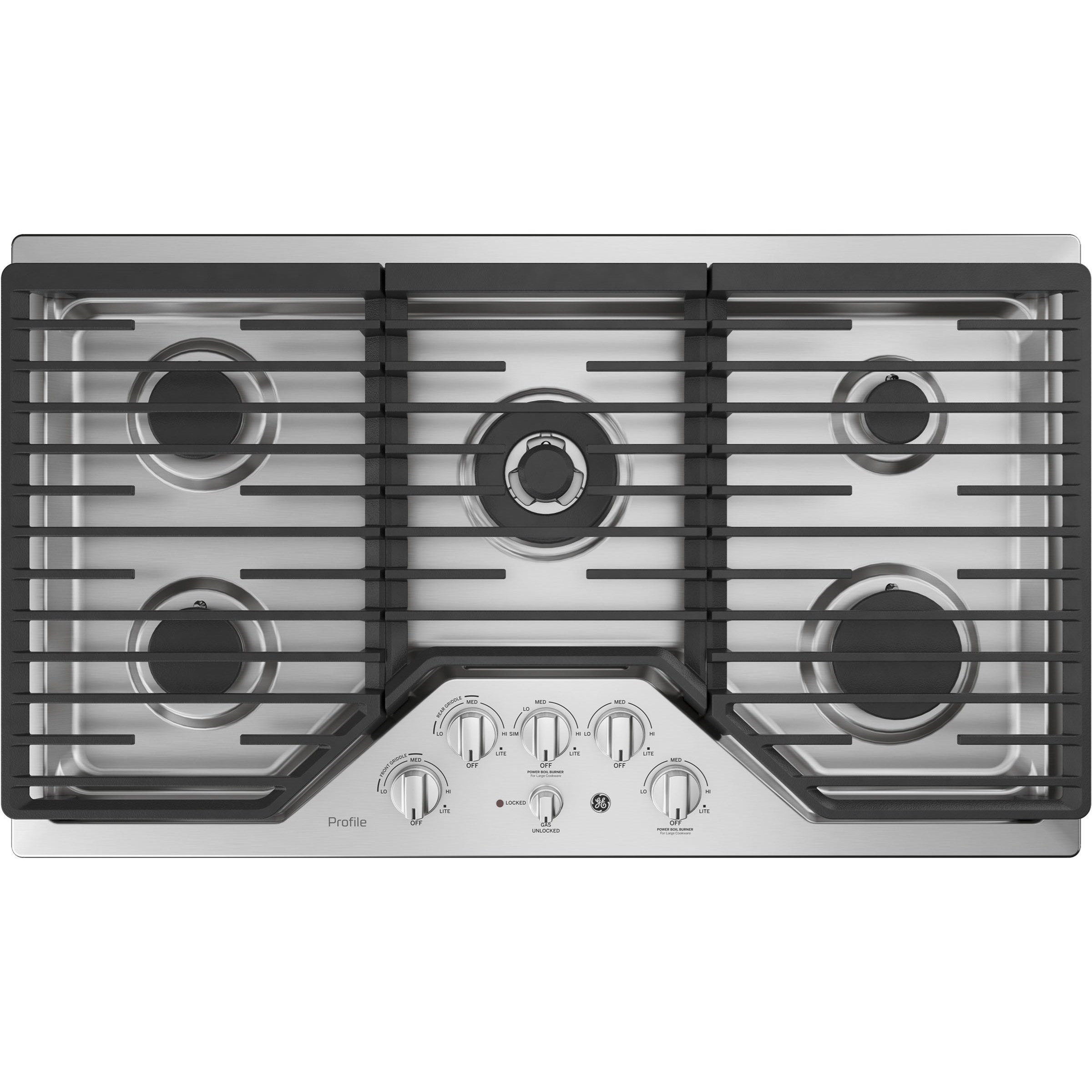 GE Appliances PGP9036SLSS Profile™ 36" BuiltIn Gas Cooktop with Cast